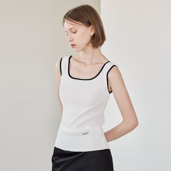 (リアーナニューヨーク) スクエアネックカラーデイリーニット RRFQPO990 (リアーナニューヨーク) スクエアネックカラーデイリーニット RRFQPO990