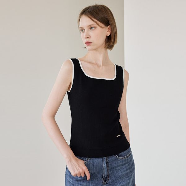 (リアーナニューヨーク) スクエアネックカラーデイリーニット RRFQPO990 (リアーナニューヨーク) スクエアネックカラーデイリーニット RRFQPO990