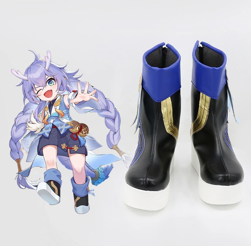 ビャクロ コスプレ靴 ビャクロ ウィッグ付き 崩壊:スターレイル ブーツ 下駄 シューズ 長靴 コスプレ クリスマス ハロウィン ビャクロ コスプレ靴 ビャクロ ウィッグ付き 崩壊:スターレイル ブーツ 下駄 シューズ 長靴 コスプレ クリスマス ハロウィン