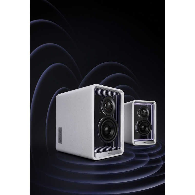 EDIFIRE　Edifier社製GaN充電器搭載2.0アクティブスピーカーQR65(ホワイト) EDIFIER　ED-QR65-WH