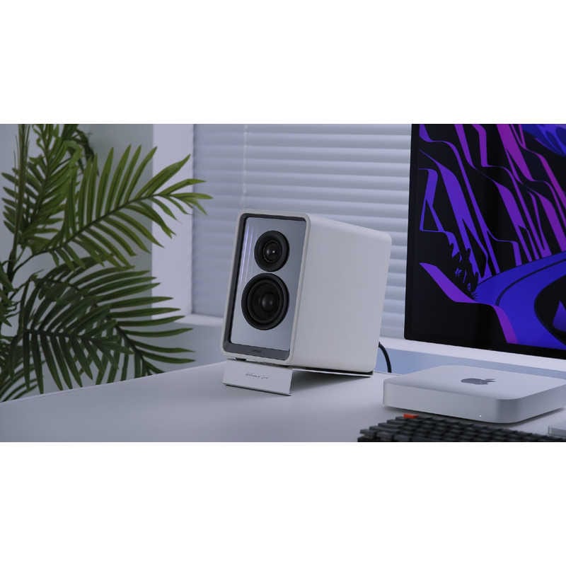 EDIFIRE　Edifier社製GaN充電器搭載2.0アクティブスピーカーQR65(ホワイト) EDIFIER　ED-QR65-WH