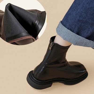 レザー スクエアトゥ 太ヒール l シューズ 靴 くつ クツ ブーツ 3cmヒール チャンキーヒール ローヒール 歩きやすい 裏ボア 暖かい かわいい 大人可愛い シンプル カジュアル おしゃれ お レザー スクエアトゥ 太ヒール l シューズ 靴 くつ クツ ブーツ 3cmヒール チャンキーヒール ローヒール 歩きやすい 裏ボア 暖かい かわいい 大人可愛い シンプル カジュアル おしゃれ お