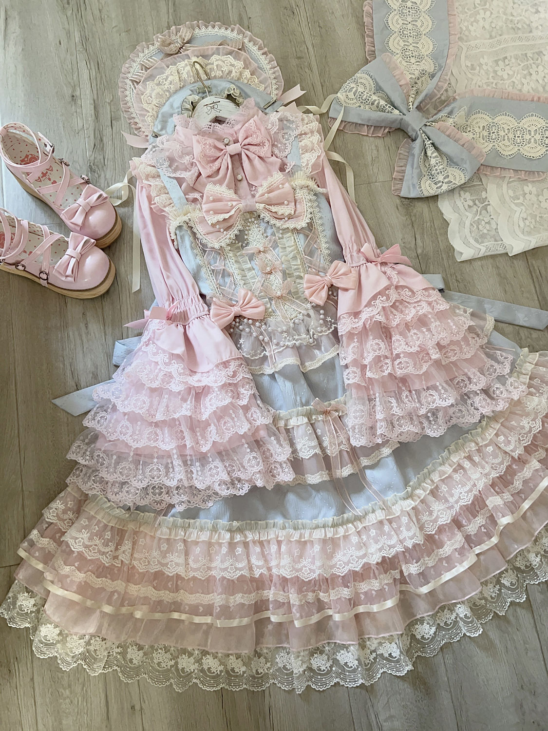 [スターラブソング]ロリータドレスドールセンスjskサスペンダードレス夏