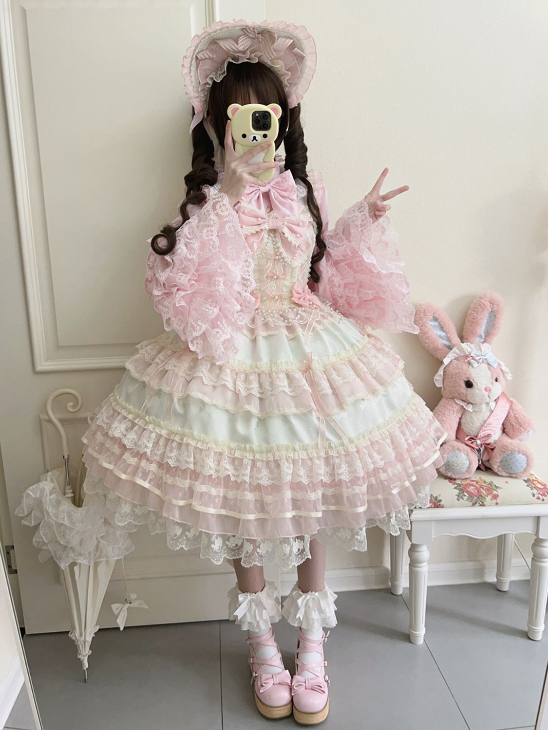 [スターラブソング]ロリータドレスドールセンスjskサスペンダードレス夏