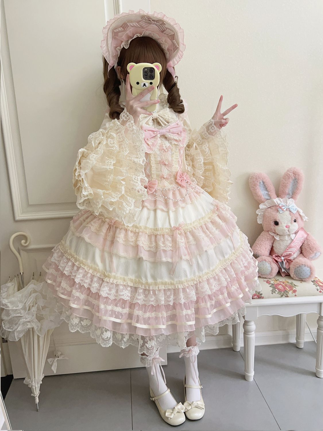 [スターラブソング]ロリータドレスドールセンスjskサスペンダードレス夏