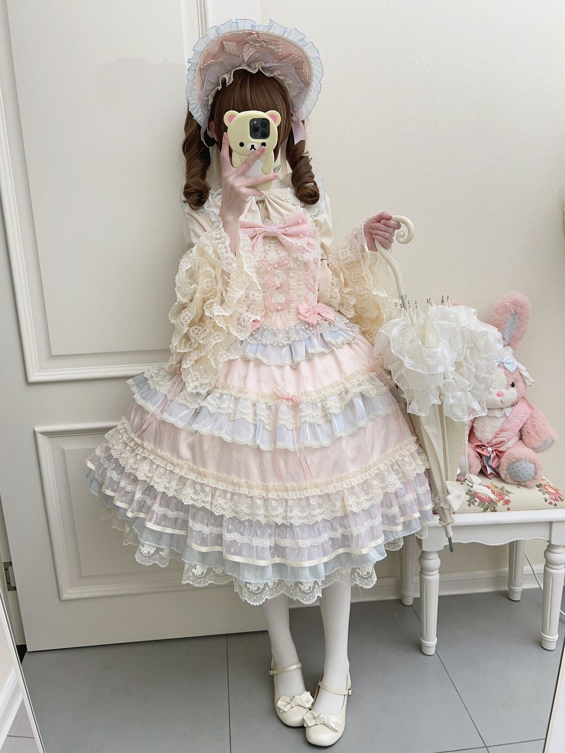 [スターラブソング]ロリータドレスドールセンスjskサスペンダードレス夏