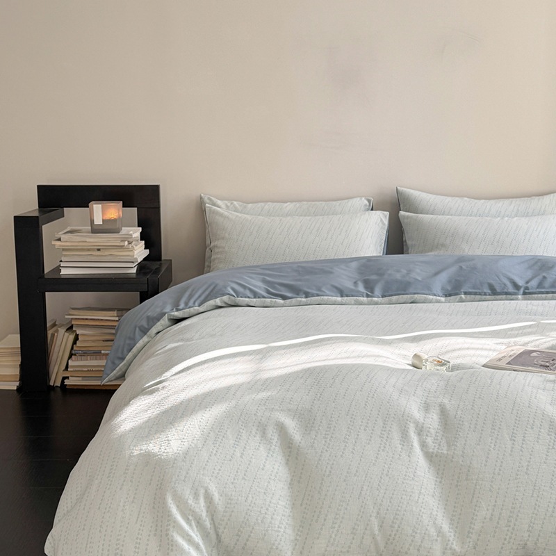 軽い豪華な二重層糸オール・コットン・ジャック・ベッド4ピースセットピュアコットンキルトカバーベッドシート3ピースセットハイエンド寝具 軽い豪華な二重層糸オール・コットン・ジャック・ベッド4ピースセットピュアコットンキルトカバーベッドシート3ピースセットハイエンド寝具