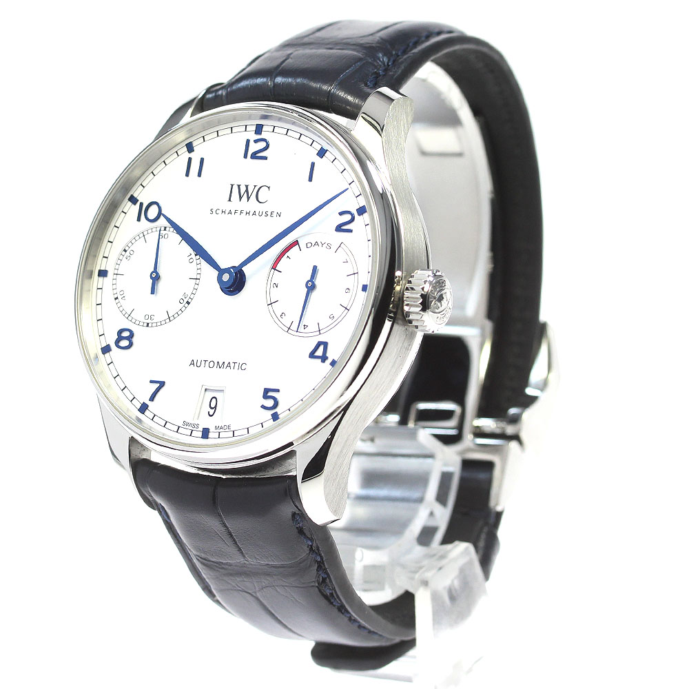 IWC IWC SCHAFFHAUSEN IW500705 ポルトギーゼ 7デイズ 自動巻き メンズ 良品 _846108【中古】