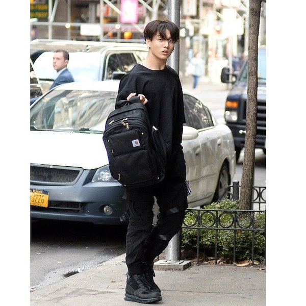 BTS Jungkook 着用カバン[CARHARTT 正品] LEGACY DELUXE / LEGACY STANDARD / WIP  KICKFLIP BACKPACK 大容量バックパック