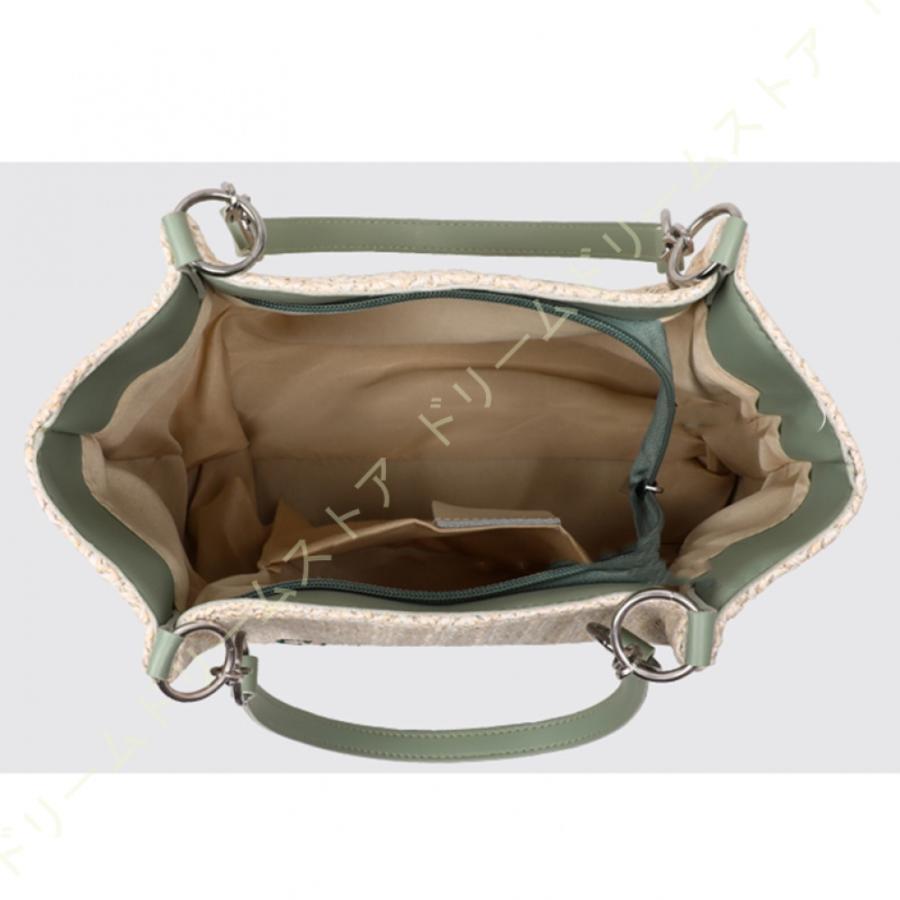 トートバッグ レディース 大容量 多機能 わら編み 通勤 通学 肩掛け 収納バッグ 手提げ ファッション A4対応 大きめ 通勤バッグ ショルダーバッグ エコバッグ