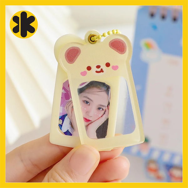 Qoo10] BEAR【ミニフォトキーホルダー】 証明