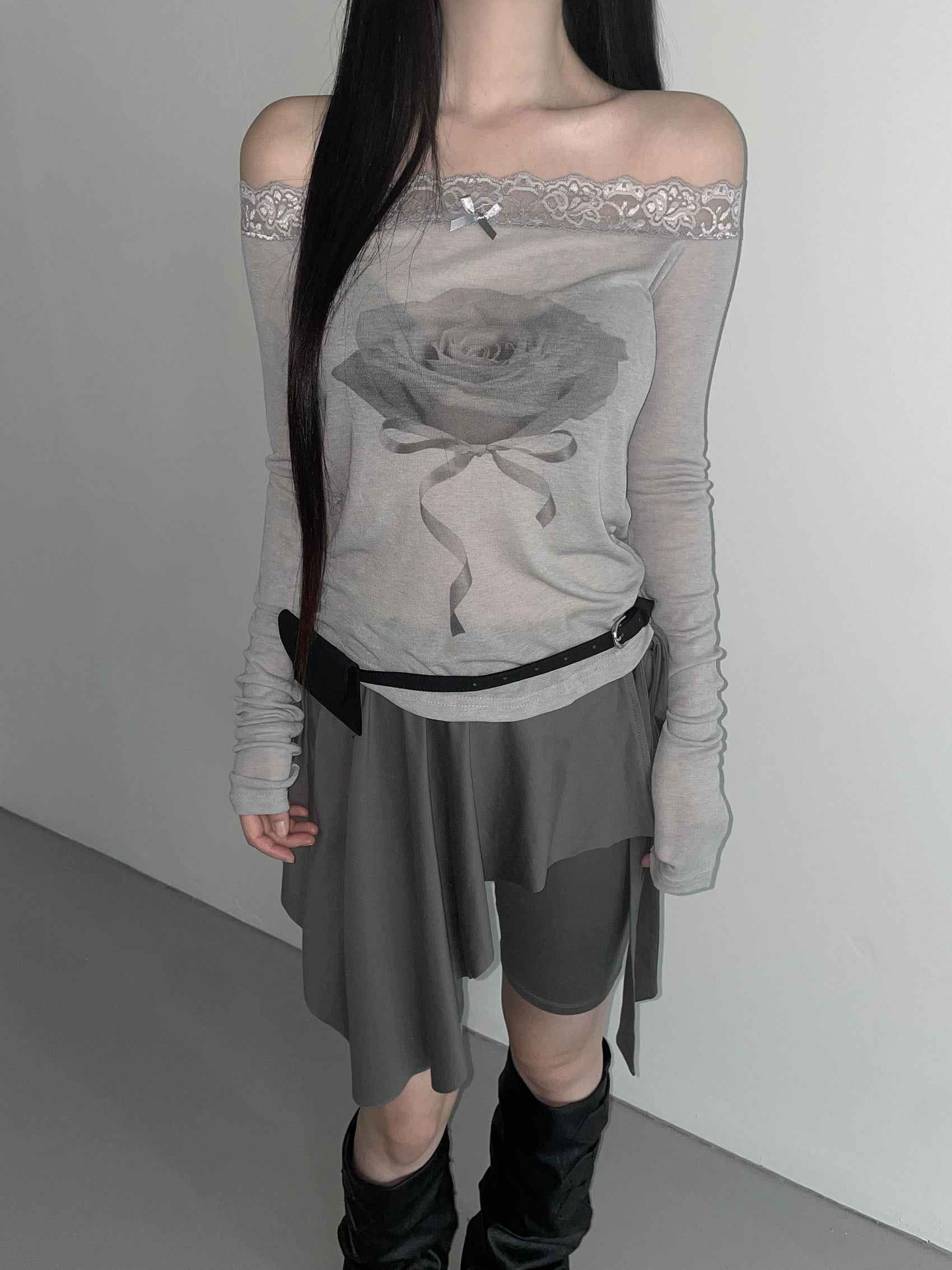 ★送料・関税込★THEAIRTOWN★elsa off shoulder top★ ELSA Ruffled Off Shoulder Top (Black Linen) – Zoo Label