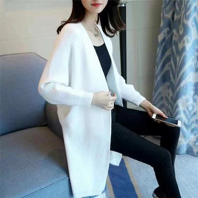 【ヒット商品】カーディガン レディース 秋冬 ニットカーディガン ロング ドルマン 長袖カーディガン 羽織もの 秋 トップス 長袖 ニット セーター ニットセーター 前開け コーディガン アウター 羽