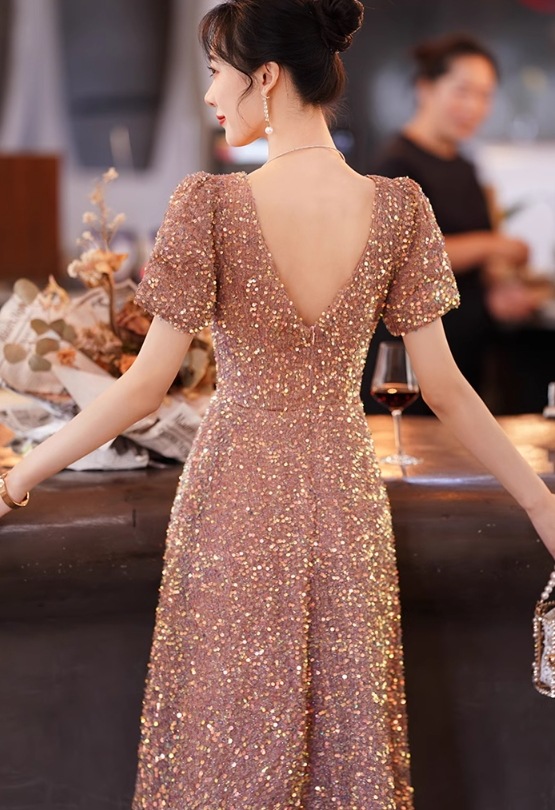 ドレス パーティー 二次会 披露宴 ステージ 舞台 フォーマル ラウンジ ロング 半袖 パフスリーブ 袖あり Vネック 襟なし プリンセスライン フレア Aライン ファスナー ハイウエスト ドレス パーティー 二次会 披露宴 ステージ 舞台 フォーマル ラウンジ ロング 半袖 パフスリーブ 袖あり Vネック 襟なし プリンセスライン フレア Aライン ファスナー ハイウエスト