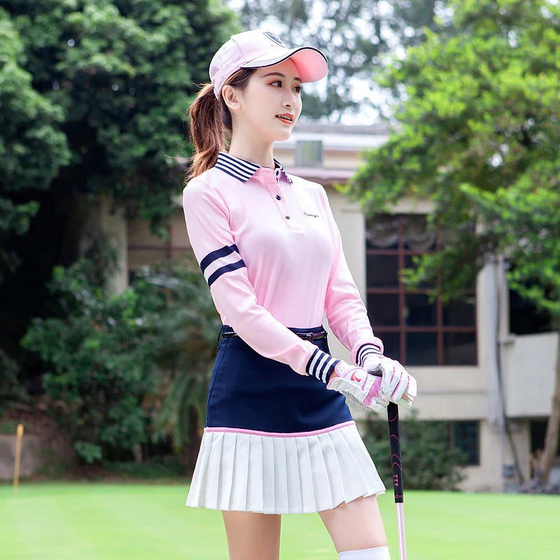 上下セット ゴルフウェア レディース 上着 スカート スポーツ ゴルフ シャツ パンツ ワンピース