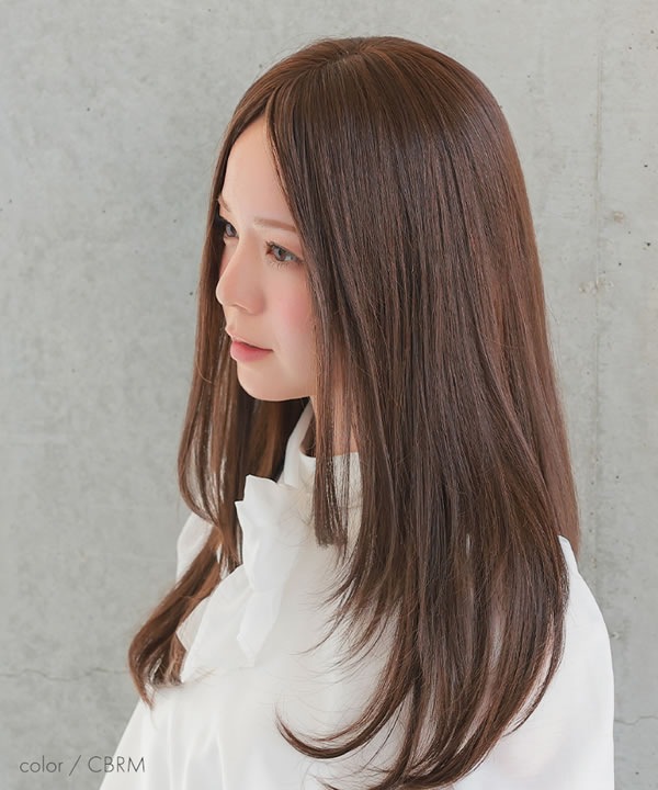 アクアドール 総手植え人毛MIX6分ウィッグ シルクスキン グレース