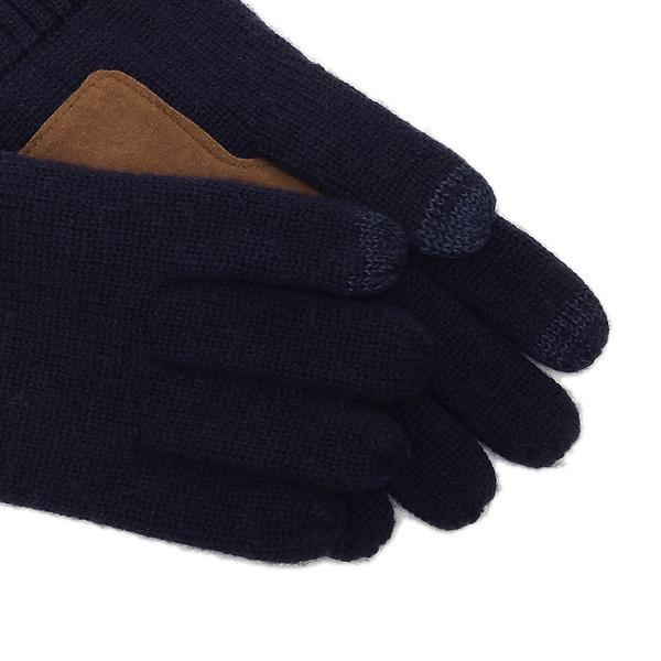 手袋 ネイビー ブラウン メンズ POLO RALPH LAUREN PC0463 410