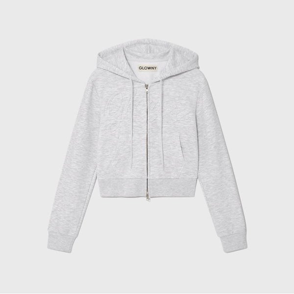 Qoo10] GLOWNY JORDAN CROP ZIP-UP H