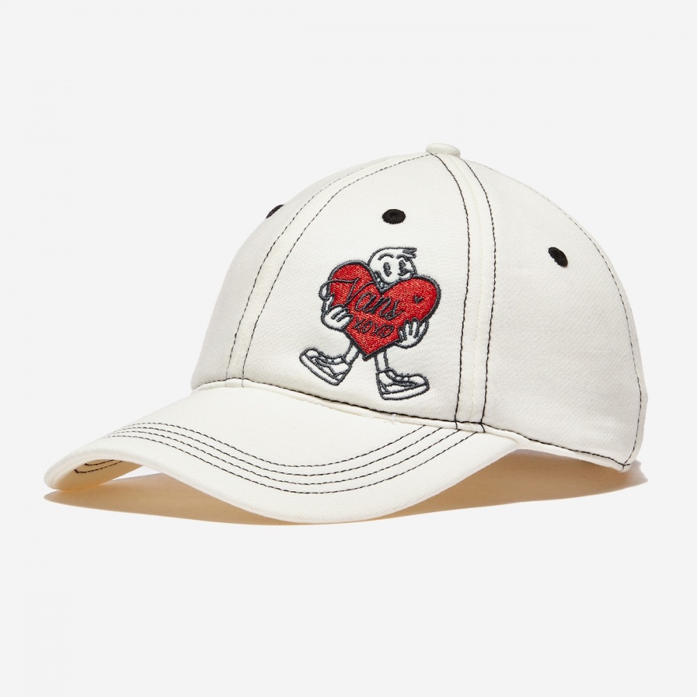 バンズ XOXO グラフィックキャップ VN000NH2FS8-マシュマロ バンズ XOXO グラフィックキャップ VN000NH2FS8-マシュマロ