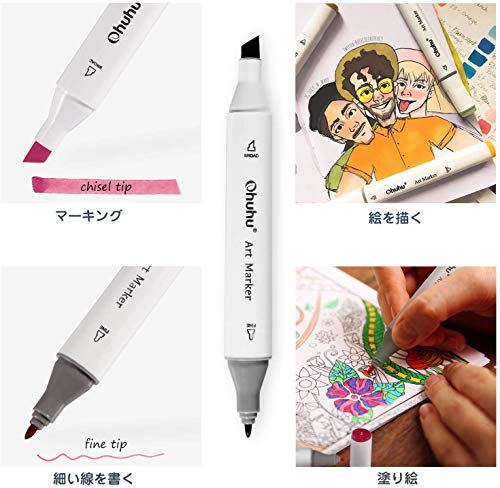 マーカーペン イラ : 文具 200色 Ohuhu 再入荷国産