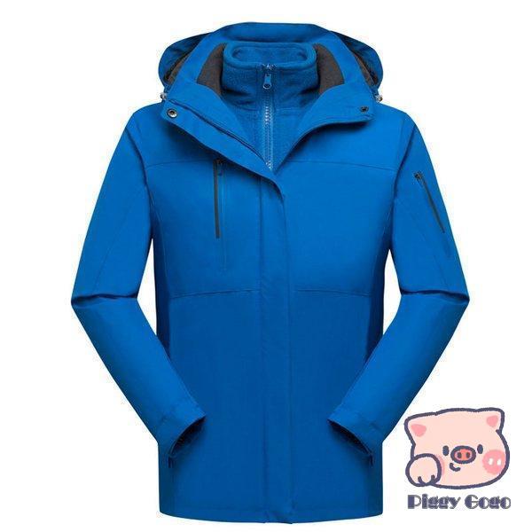 メンズ レディース マウンテンパーカー ジャケット 二合一 2点セット アウトドア トレッキングウェア ウォーキング 防寒着 防寒 防水 保温 登山ウェア メンズ レディース マウンテンパーカー ジャケット 二合一 2点セット アウトドア トレッキングウェア ウォーキング 防寒着 防寒 防水 保温 登山ウェア