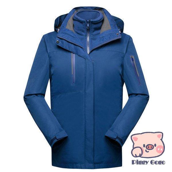 メンズ レディース マウンテンパーカー ジャケット 二合一 2点セット アウトドア トレッキングウェア ウォーキング 防寒着 防寒 防水 保温 登山ウェア メンズ レディース マウンテンパーカー ジャケット 二合一 2点セット アウトドア トレッキングウェア ウォーキング 防寒着 防寒 防水 保温 登山ウェア