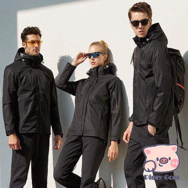 メンズ レディース マウンテンパーカー ジャケット 二合一 2点セット アウトドア トレッキングウェア ウォーキング 防寒着 防寒 防水 保温 登山ウェア メンズ レディース マウンテンパーカー ジャケット 二合一 2点セット アウトドア トレッキングウェア ウォーキング 防寒着 防寒 防水 保温 登山ウェア