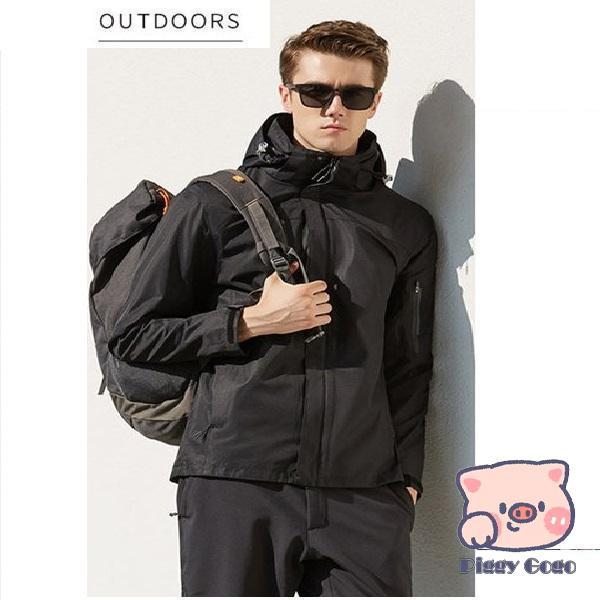 メンズ レディース マウンテンパーカー ジャケット 二合一 2点セット アウトドア トレッキングウェア ウォーキング 防寒着 防寒 防水 保温 登山ウェア メンズ レディース マウンテンパーカー ジャケット 二合一 2点セット アウトドア トレッキングウェア ウォーキング 防寒着 防寒 防水 保温 登山ウェア