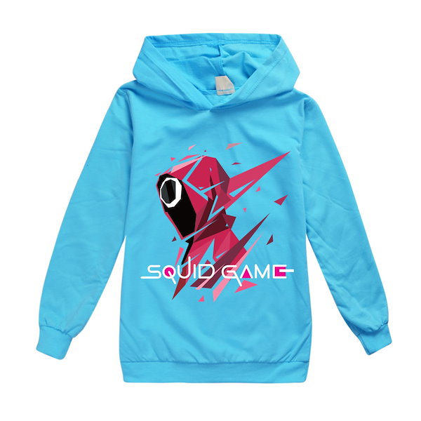 希少　韓国限定　イカゲーム　グッズ　セット　パーカー　bibigo Qoo10] イカゲーム服パーカー子供パーカーコスプレ