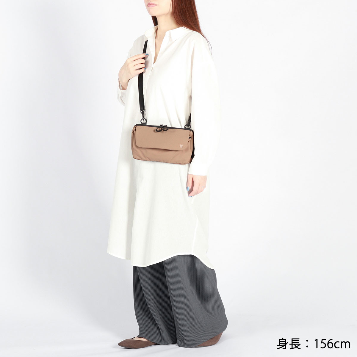 ショルダーバッグ レディース メンズ TROT 大人 上品 軽量 小さめロゴ 防水 耐水 耐久 マルチショルダーバッグ MLS878