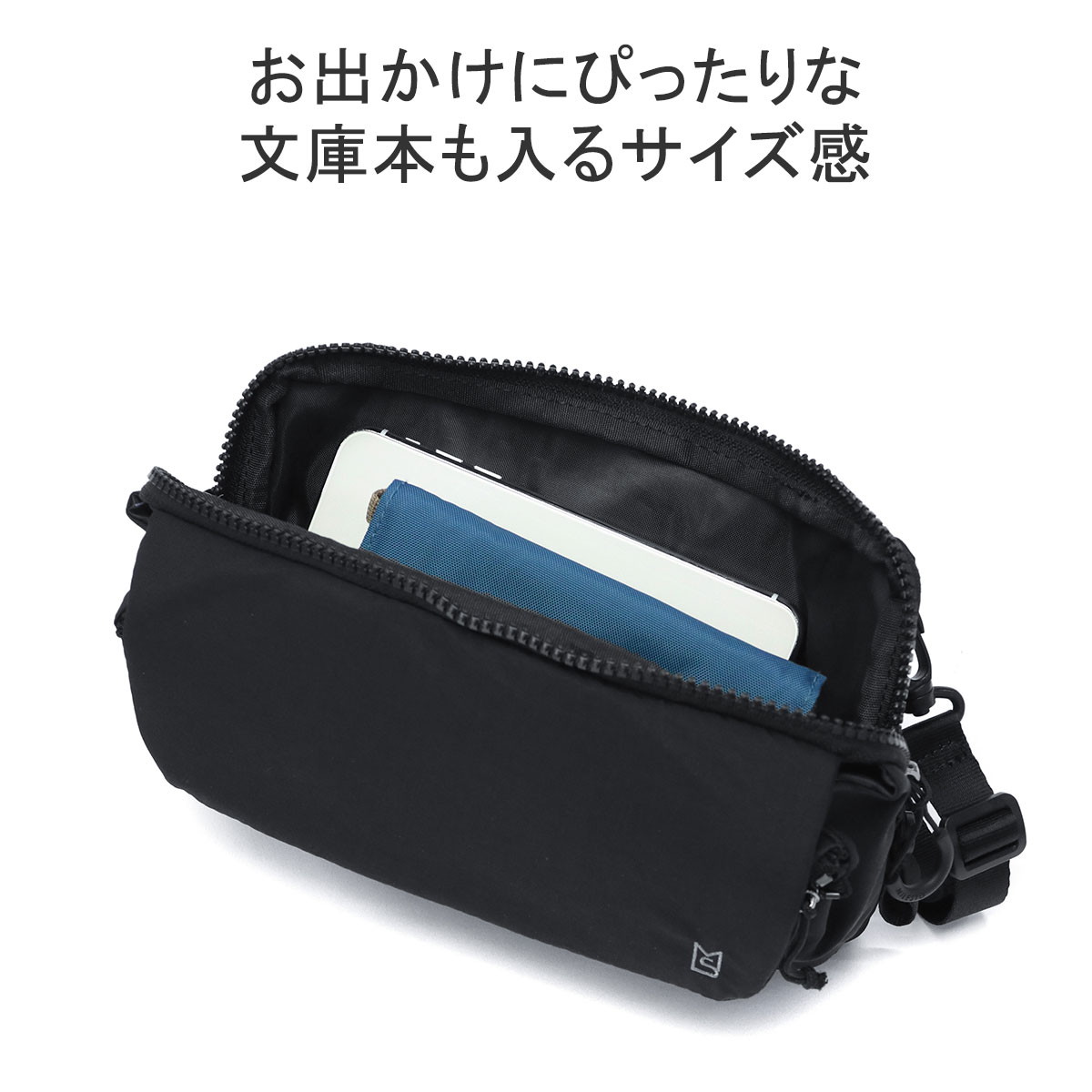 ショルダーバッグ レディース メンズ TROT 大人 上品 軽量 小さめロゴ 防水 耐水 耐久 マルチショルダーバッグ MLS878