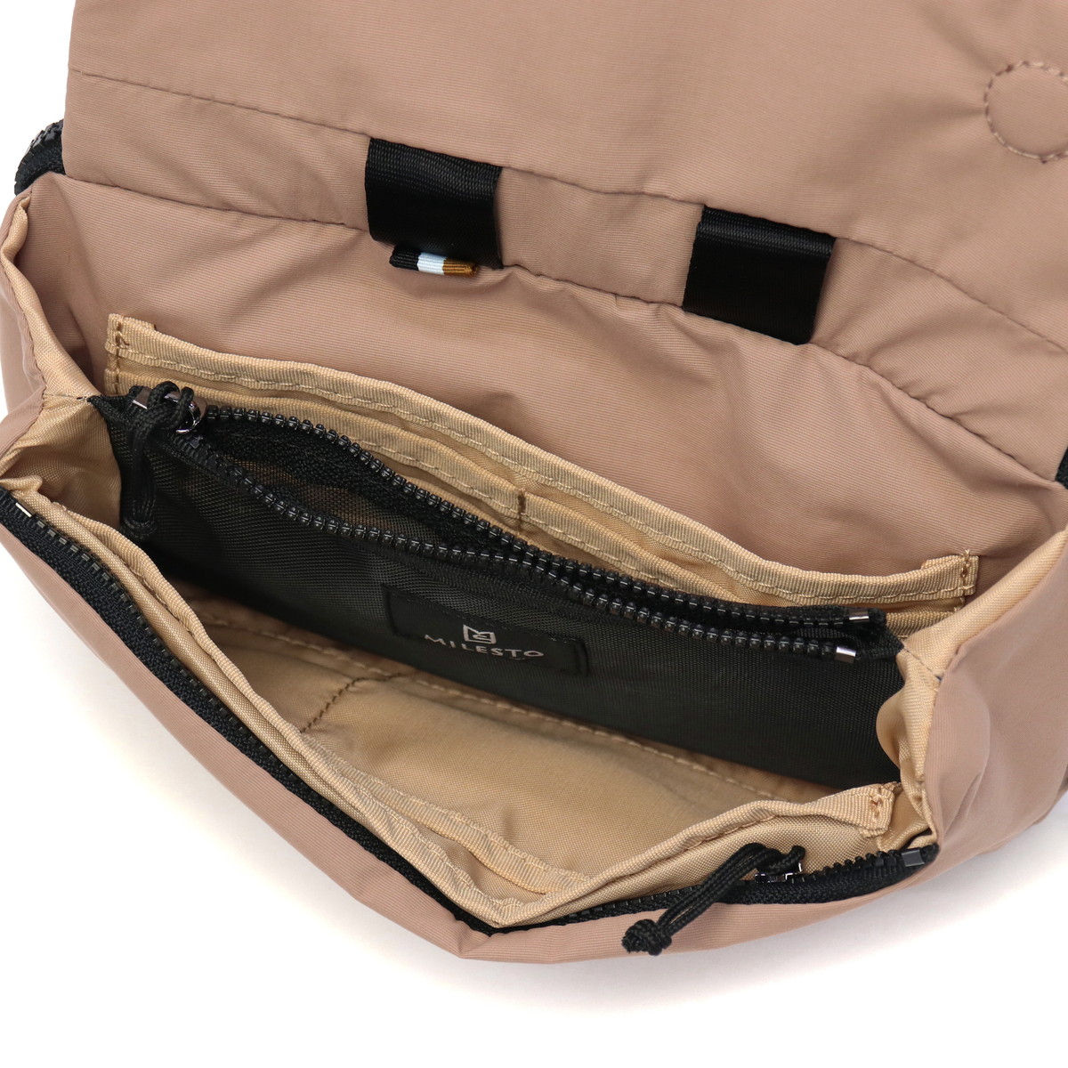 ショルダーバッグ レディース メンズ TROT 大人 上品 軽量 小さめロゴ 防水 耐水 耐久 マルチショルダーバッグ MLS878