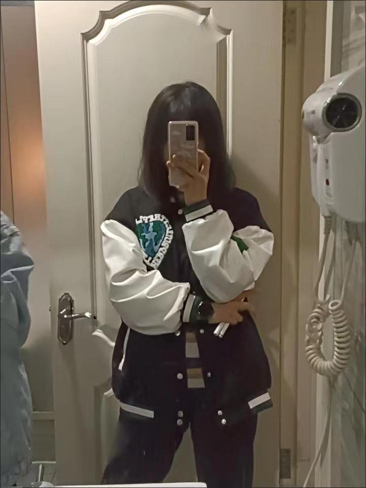 レディース ジャケット アウター 上着 羽織 前開き 長袖 襟なし ワイド 刺繍 バイカラー 配色 かわいい 大人可愛い カジュアル おしゃれ こなれ感 ラフ ボーイッシュ ガーリー ルーズ 個性的 レディース ジャケット アウター 上着 羽織 前開き 長袖 襟なし ワイド 刺繍 バイカラー 配色 かわいい 大人可愛い カジュアル おしゃれ こなれ感 ラフ ボーイッシュ ガーリー ルーズ 個性的