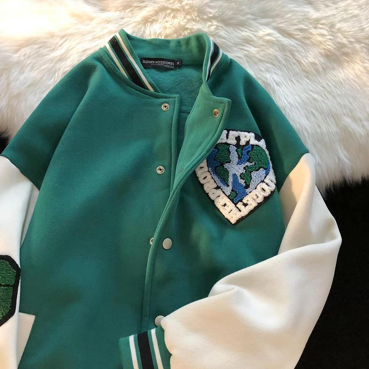 レディース ジャケット アウター 上着 羽織 前開き 長袖 襟なし ワイド 刺繍 バイカラー 配色 かわいい 大人可愛い カジュアル おしゃれ こなれ感 ラフ ボーイッシュ ガーリー ルーズ 個性的 レディース ジャケット アウター 上着 羽織 前開き 長袖 襟なし ワイド 刺繍 バイカラー 配色 かわいい 大人可愛い カジュアル おしゃれ こなれ感 ラフ ボーイッシュ ガーリー ルーズ 個性的