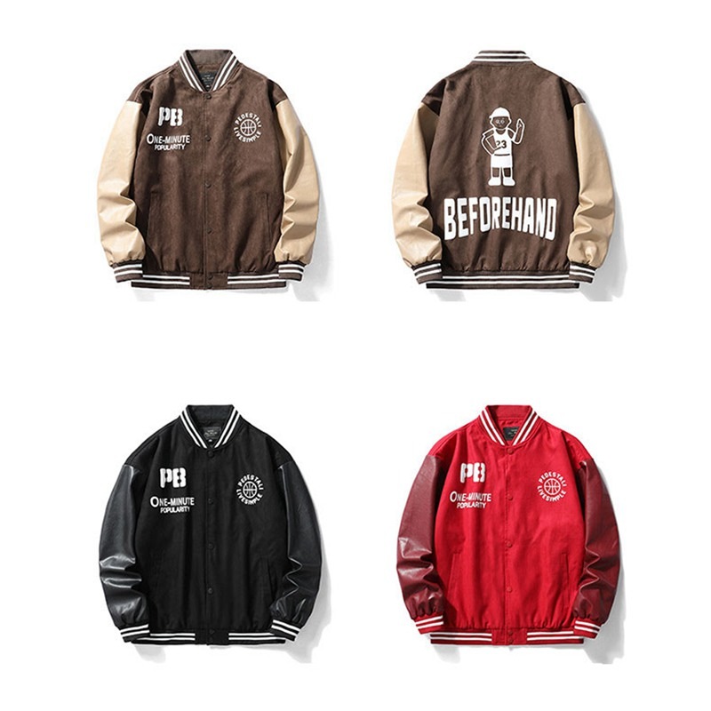 スタジャン メンズ ジャケット ジャンパー オーバーサイズ PU革袖 パッチワーク おしゃれ 英字柄 プリント スタジアムジャンバー 男女兼用 保温 厚手 ヒップホップ ストリート カジュアル スタジャン メンズ ジャケット ジャンパー オーバーサイズ PU革袖 パッチワーク おしゃれ 英字柄 プリント スタジアムジャンバー 男女兼用 保温 厚手 ヒップホップ ストリート カジュアル