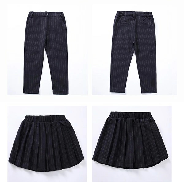 学生服 ズボン スカート ベスト 上下セット キッズスーツ 冬服 女の子 男の子 子供服 スクールブレザー フォーマル 卒業式 入園式 受験 小学校 中学生 通園 通学 卒園式 発表会 上着 ストライ