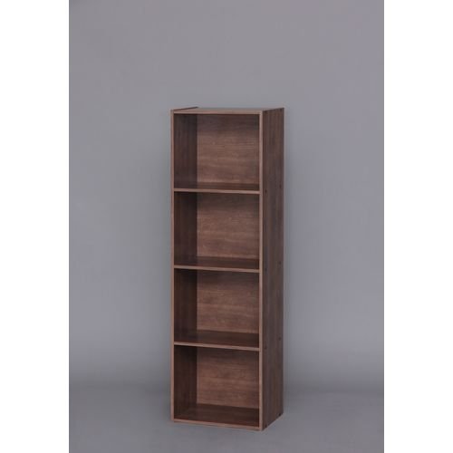 アイリスオーヤマ カラーボックス 4段 幅41.4×奥行29×高さ134.6cm ブラウン A4サイズ収納 CX-4F