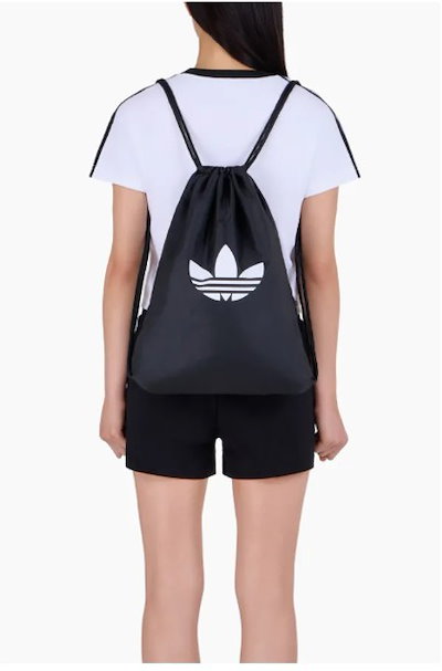 aaee ブラック ナップサック ADIDAS] ナップザック ブラック GYMSACK TREFOIL BLACK (adidas
