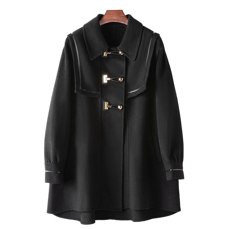 少量衣類春新作ネイビーカラー70ウールコート女性用2024ネットセレブ同風レディースウールコート 少量衣類春新作ネイビーカラー70ウールコート女性用2024ネットセレブ同風レディースウールコート