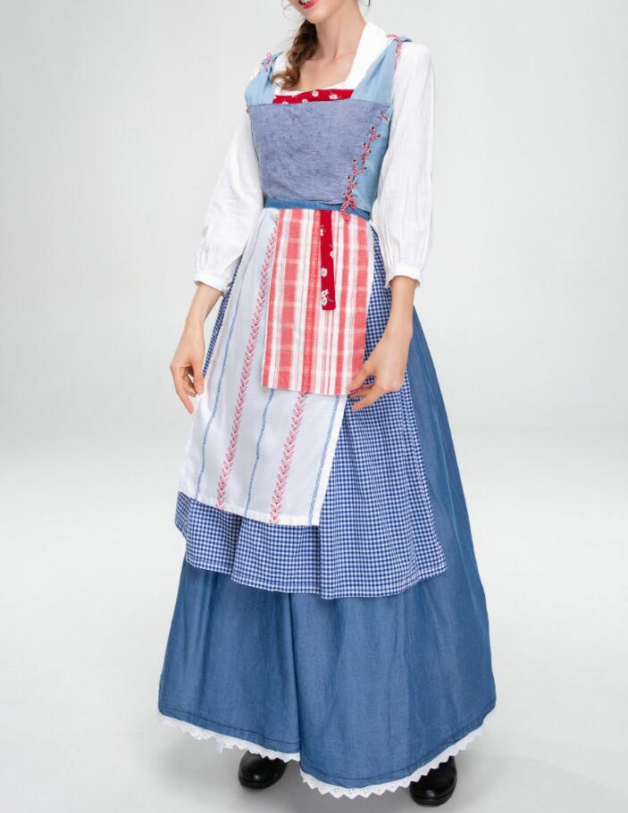 ハロウィン衣装 ハロウィンコスチューム 大人用コスプレ衣装 メイド服 メイドコスチューム マキシ丈ワンピース チェック柄 民族風 欧風 ヨーロッパ cosplay 舞台衣装 舞台劇 学園祭 お芝居 舞 ハロウィン衣装 ハロウィンコスチューム 大人用コスプレ衣装 メイド服 メイドコスチューム マキシ丈ワンピース チェック柄 民族風 欧風 ヨーロッパ cosplay 舞台衣装 舞台劇 学園祭 お芝居 舞