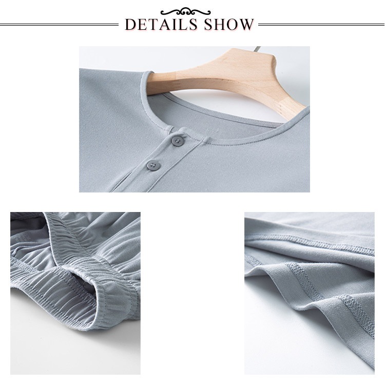 tシャツ モダール パジャマ ルームウェア メンズ モダール 部屋着 長袖 上下セット 長ズボン セットアップ 綿 春秋冬 男性用 ナイトウェア