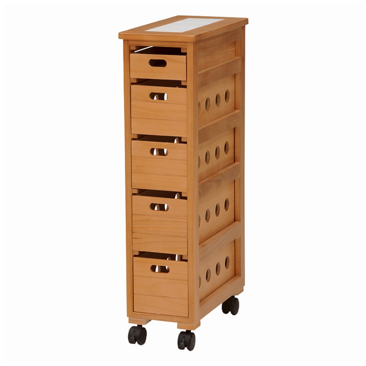 キッチンストッカー 幅20cm 5段 スリムタイプ タイルトップ 桐製 キャスター付 ストッカー キッチンワゴン 収納 ラック ワゴン スリム 完成品 引き出し 隙間収納 5杯 棚 タイル天板 キッチンストッカー 幅20cm 5段 スリムタイプ タイルトップ 桐製 キャスター付 ストッカー キッチンワゴン 収納 ラック ワゴン スリム 完成品 引き出し 隙間収納 5杯 棚 タイル天板