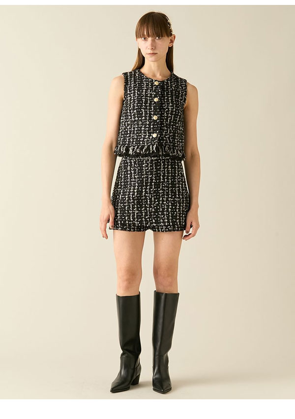 【即納】ファーファー FURFUR ボトムス 25秋冬 ツイードスカショーパン スカート パンツ ミニ丈 rwft254075 rwfp254051 【即納】ファーファー FURFUR ボトムス 25秋冬 ツイードスカショーパン スカート パンツ ミニ丈 rwft254075 rwfp254051