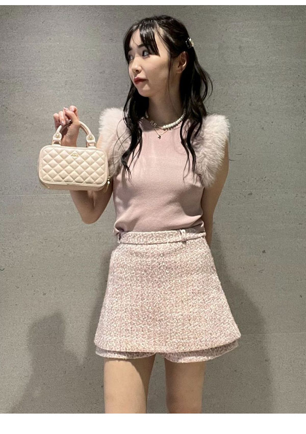 【即納】ファーファー FURFUR ボトムス 25秋冬 ツイードスカショーパン スカート パンツ ミニ丈 rwft254075 rwfp254051 【即納】ファーファー FURFUR ボトムス 25秋冬 ツイードスカショーパン スカート パンツ ミニ丈 rwft254075 rwfp254051