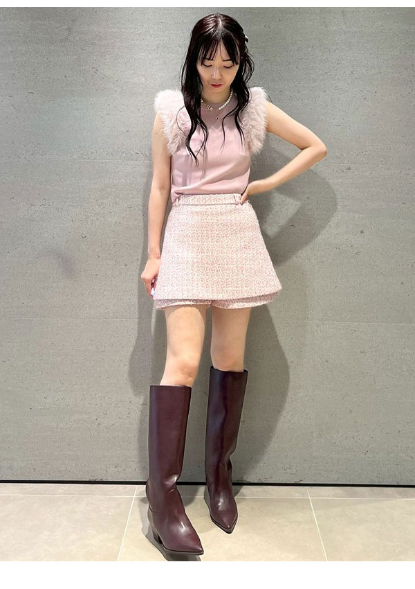 【即納】ファーファー FURFUR ボトムス 25秋冬 ツイードスカショーパン スカート パンツ ミニ丈 rwft254075 rwfp254051 【即納】ファーファー FURFUR ボトムス 25秋冬 ツイードスカショーパン スカート パンツ ミニ丈 rwft254075 rwfp254051