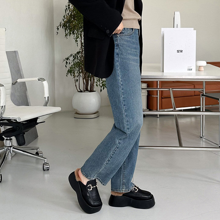 ローファー サンダル ビットモチーフ 厚底 ウェッジソール フラット レディース 黒 ブラック ファー モコモコ おじ靴 革靴 オックスフォード 靴 婦人靴 韓国