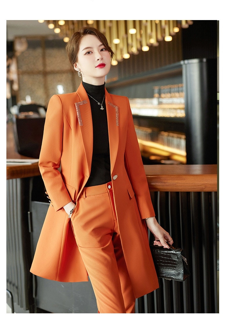 「TANGFEI」【送.料.無.料】【高.品.質 人気商品！】【急速出荷】2025初春新品 レディース スーツセット 二点セット 卒業式 ママ スーツ セットアップ 通勤 入学式 メガ割 8