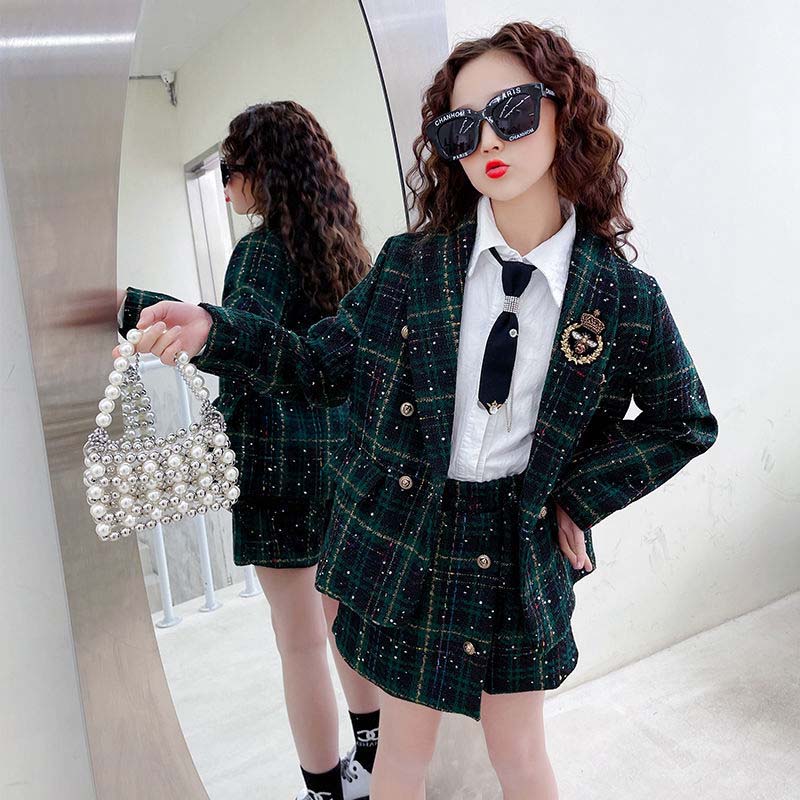 【即納】入学式 卒業式 スーツ 子供服 女の子 ジュニア 小学生 中学生 ショートパンツ ツイード ジャケット ロング丈 フォーマル スーツ チェック柄 可愛い お洒落 セットアップ 入園式 卒園式 【即納】入学式 卒業式 スーツ 子供服 女の子 ジュニア 小学生 中学生 ショートパンツ ツイード ジャケット ロング丈 フォーマル スーツ チェック柄 可愛い お洒落 セットアップ 入園式 卒園式