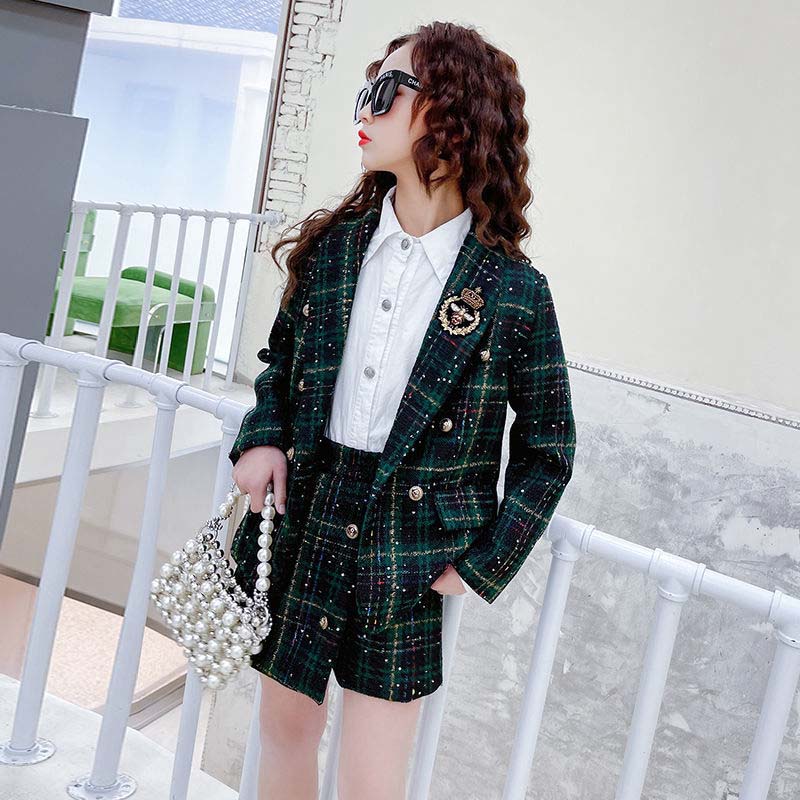 【即納】入学式 卒業式 スーツ 子供服 女の子 ジュニア 小学生 中学生 ショートパンツ ツイード ジャケット ロング丈 フォーマル スーツ チェック柄 可愛い お洒落 セットアップ 入園式 卒園式 【即納】入学式 卒業式 スーツ 子供服 女の子 ジュニア 小学生 中学生 ショートパンツ ツイード ジャケット ロング丈 フォーマル スーツ チェック柄 可愛い お洒落 セットアップ 入園式 卒園式