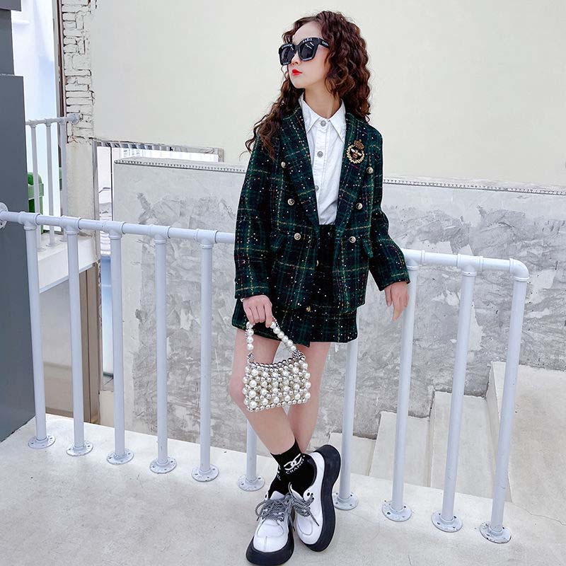 【即納】入学式 卒業式 スーツ 子供服 女の子 ジュニア 小学生 中学生 ショートパンツ ツイード ジャケット ロング丈 フォーマル スーツ チェック柄 可愛い お洒落 セットアップ 入園式 卒園式 【即納】入学式 卒業式 スーツ 子供服 女の子 ジュニア 小学生 中学生 ショートパンツ ツイード ジャケット ロング丈 フォーマル スーツ チェック柄 可愛い お洒落 セットアップ 入園式 卒園式